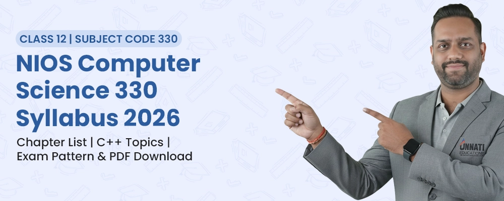 NIOS Computer Science 330 Syllabus Class 12 2026